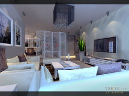 現(xiàn)代風(fēng)格客廳裝修效果圖賞析 長延居會(huì)展明珠案例